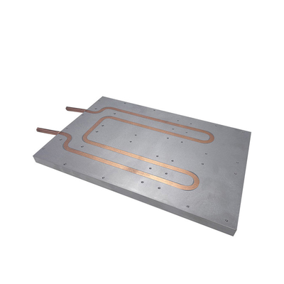 Placa de refrigeración por líquido presionada del tubo de calor, placa de la frialdad del equipo del laser